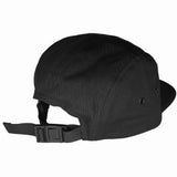 Black Calligram 5 Panel Hat
