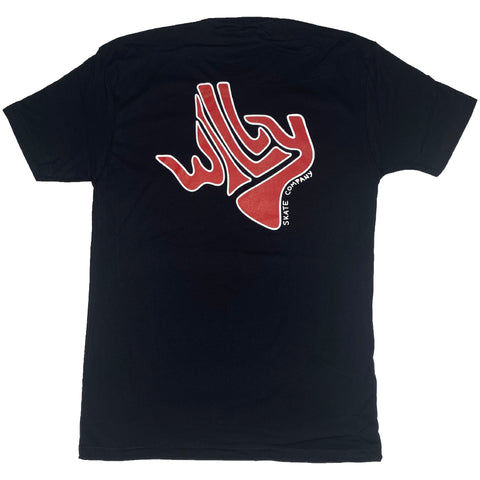 Texas Calligram Tee Black