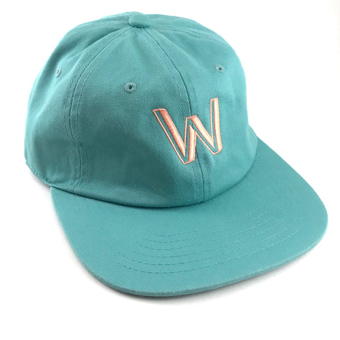 Wumbo Teal & Coral Strapback Hat