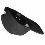 Black Calligram 5 Panel Hat