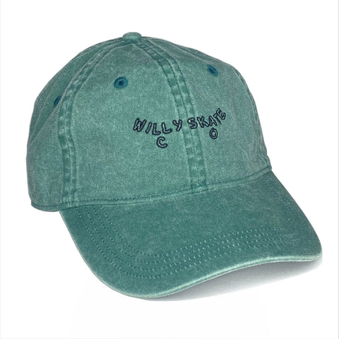 Moss Green Calligram Dad Hat