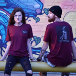 Find Your Playground Tee Maroon